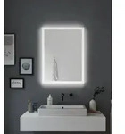 Beheizbarer eckiger LED-Badezimmerspiegel Paulmann 78951 HomeSpa mit