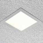 EVN LED Einbaupanel mit warmwei&szlig;em Licht silber IP20 21W 3000K 1600lm