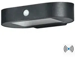 Osram Wandleuchte Endura Style Oval S Wall Solar & Sensor in Schwarz -...