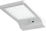 OSRAM Au&szlig;enwandleuchte Door LED Solar Sensor Wei&szlig; IP44