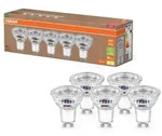 5er Sparpack OSRAM GU10 LED Strahler besonders effizient 36 &deg; 2W wie 50W 2700K