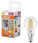 OSRAM E14 LED Lampe STAR FILAMENT klar 3.4W wie 40W warmwei&szlig;e Wohnbeleuchtung