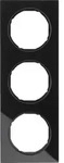 Berker 10132216 Rahmen 3fach R3 Glas schw