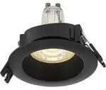5er Set OSRAM GU10 2,6W LED Spot Set Recess Einbaustrahler Schwarz 2700K IP20 - 