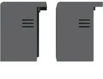 ABB HTC XT5 3p Anschlussabdeckungen, hoch, nur f&uuml;r r&uuml;ckseitigen Anschluss,...