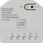 JUNG HOME Puck Dimmer 1fach mit 2 Bin&auml;reing&auml;ngen BT P D1 B2 U
