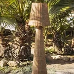 New Garden Stehlampe Lola 165 Natur, braun, Rattan, IP54 In & Out,165 cm hoch...