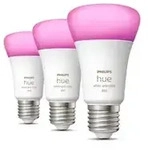 3er Set Philips Hue White & Color Ambiance E27 LED Lampe 6W wie 60W - RGBW...