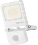Osram Endura schwenkbarer LED Au&szlig;enfluter mit Sensor 10W 3000K IP44 in weiss