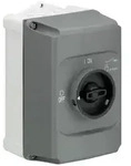 ABB IB132-G Isolierstoffgeh&auml;use grau/schwarz, IP65, 3fach abschlie&szlig;bar