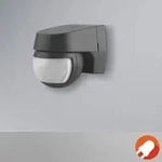 OSRAM Sensor Wall Outdoor Bewegungsmelder Aufbau IP44 grau