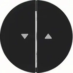 Hager Wippen m Aufdruck Symbol Pfeil R.Cl sw