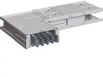 Hager unibar M, 400A, L-Elem. horizont, links