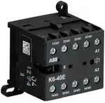 ABB K6-40E-27 Kleinhilfssch&uuml;tz, 100 V 40-450 Hz