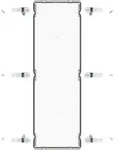ABB STRIEBEL & JOHN SZH750 Hauben IP54 750mm, geschlossen Systemteil f&uuml;r...