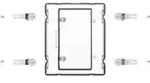 ABB STRIEBEL & JOHN SZH300T Hauben IP54 300mm, mit T&uuml;r Systemteil f&uuml;r...