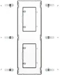 ABB STRIEBEL & JOHN SZH750T Hauben IP54 750mm, mit T&uuml;r Systemteil f&uuml;r...