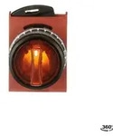 ABB P9MSLZ0A Wahlschalter 3 Positionen orange, kurzer Griff, 3 Positionen: -45...