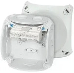 Hensel DK 0202 G Kabelabzweigkasten mit Klemme 93x93x62 mm IP66 grau