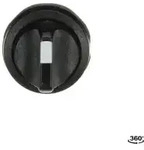 ABB M3SS1-10B Wahlschalter, schwarz, 3 Stellungen, kurzer Drehgriff rastend,