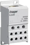 Hager Verteilerblock 400A, geschlossen, 1polig