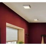 Lunar LED-Panel 30x30cm flach und eckig von Paulmann 70646 in Wei&szlig; Aluminium