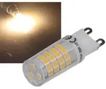 ChiliTec LED Stiftsockel G9, 4W, 330lm 3000k, 240&deg;, 230V, warmwei&szlig;