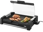 UNOLD 58535 Tischgrill Plat 1650W mit Thermostat schwarz