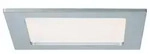 Paulmann 92080 Quality Einbauleuchte Set Panel eckig LED 12W 2700K 165x165mm Chr m