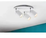 Paulmann 66719 Spotlight Tube IP44 Rondell max 3x10W GU10 Wei&szlig;/Chrom