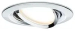 Paulmann 93879 Einbauleuchte Set Nova Plus Coin dim rund schwb LED 6W 2700K Chrom/Alu