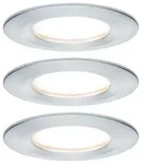 Paulmann 93901 Einbauleuchte Set Nova Plus Coin dim rund starr LED 3x6.8W 2700K Alu