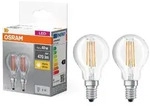 DOPPELPACK E14 Osram LED Lampe BASE Filament 4W wie 40W 2700K behagliches...