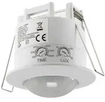 ChiliTec Decken-Einbau-Bewegungsmelder 360&deg; PIR, LED geeignet, 6m Detektion, wei&szlig;