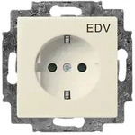 Busch-Jaeger 20 EUCKS/DV-82 SCHUKO&reg; Steckdosen-Einsatz mit Aufdruck "EDV"