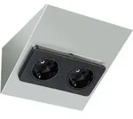 EVN Unterbau-Doppelsteckdose in Keilform 92250