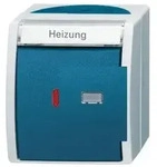Busch-Jaeger 2601/6 SKWNH-53 Wippkontrollschalter/Heizungsschalter Aus- und