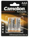 4er-Pack Micro-Akkus CAMELION Ni-MH, 1100mA Typ AAA, 1,2V