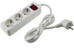 REV Ritter Schutzkontakt-Steckdosenleiste 3-fach 3600W, 1,4mKabel, mit Schalter,