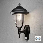 Konstsmide 7235-750 Parma Bewegungsmelder schwarz lackiertes Aluminium, klares