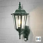 Konstsmide 7236-600 Firenze Bewegungsmelder gr&uuml;n lackiertes Aluminium, klares Glas