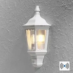 Konstsmide 7230-250 Firenze Bewegungsmelder wei&szlig; lackiertes Aluminium, klares Glas