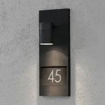 Konstsmide 7655-750 Modena Wandleuchte & Hausnummernleuchte schwarz lackiertes