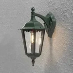 Konstsmide 7212-600 Firenze Wandleuchte gr&uuml;n lackiertes Aluminium, klares Glas
