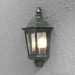 Konstsmide 7229-600 Firenze Wandleuchte gr&uuml;n lackiertes Aluminium, klares Glas
