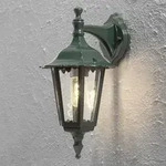Konstsmide 7231-600 Firenze Wandleuchte gr&uuml;n lackiertes Aluminium, klares Glas
