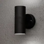 Konstsmide 7571-750 Modena Wandleuchte schwarz lackiertes Aluminium, klares Glas,