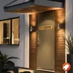 Konstsmide 7571-300 Modena Wandleuchte grau lackiertes Aluminium, klares Glas,