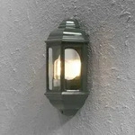 Konstsmide 7011-600 Cagliari Wandleuchte gr&uuml;n lackiertes Aluminium, klares Glas