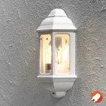 Cagliari Wandleuchte Konstsmide 7011-250 wei&szlig; lackiertes Aluminium, klares Glas